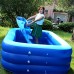 Bathtubs Freestanding Inflatable Inflatable Pool Adult Whirlpool Family Pool Baby (Color : Blue  Size : 25816565cm) - B07H7J7CYM